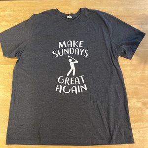 Make Sundays Great Again golf tshirt